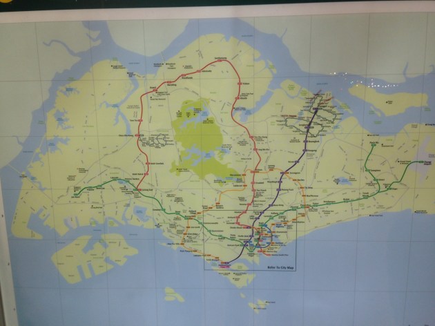 I wish maps like this were more common! Isn't it useful to connect your simplified map of the underground to the above-ground locations you really want to go to?