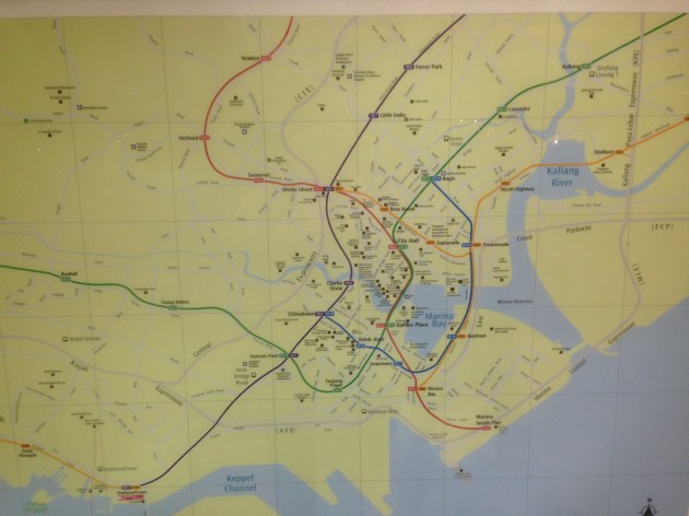 The downtown inset of the previous map.